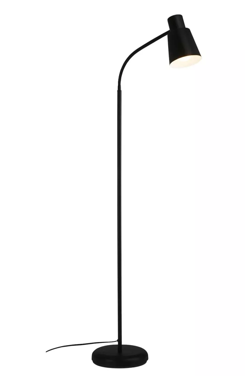 Briloner Stehleuchte EKKO schwarz 128 cm 1x E27 max.10W schwarz