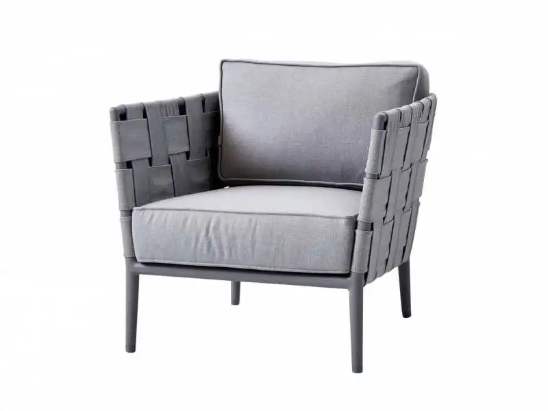 Cane-line Conic Lounge Sessel, Cane-line AirTouch, Light Grey