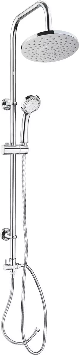 Cornat CARBALLO Überkopfbrauseset Duschsäule Duschsystem rund Ø 200 mm