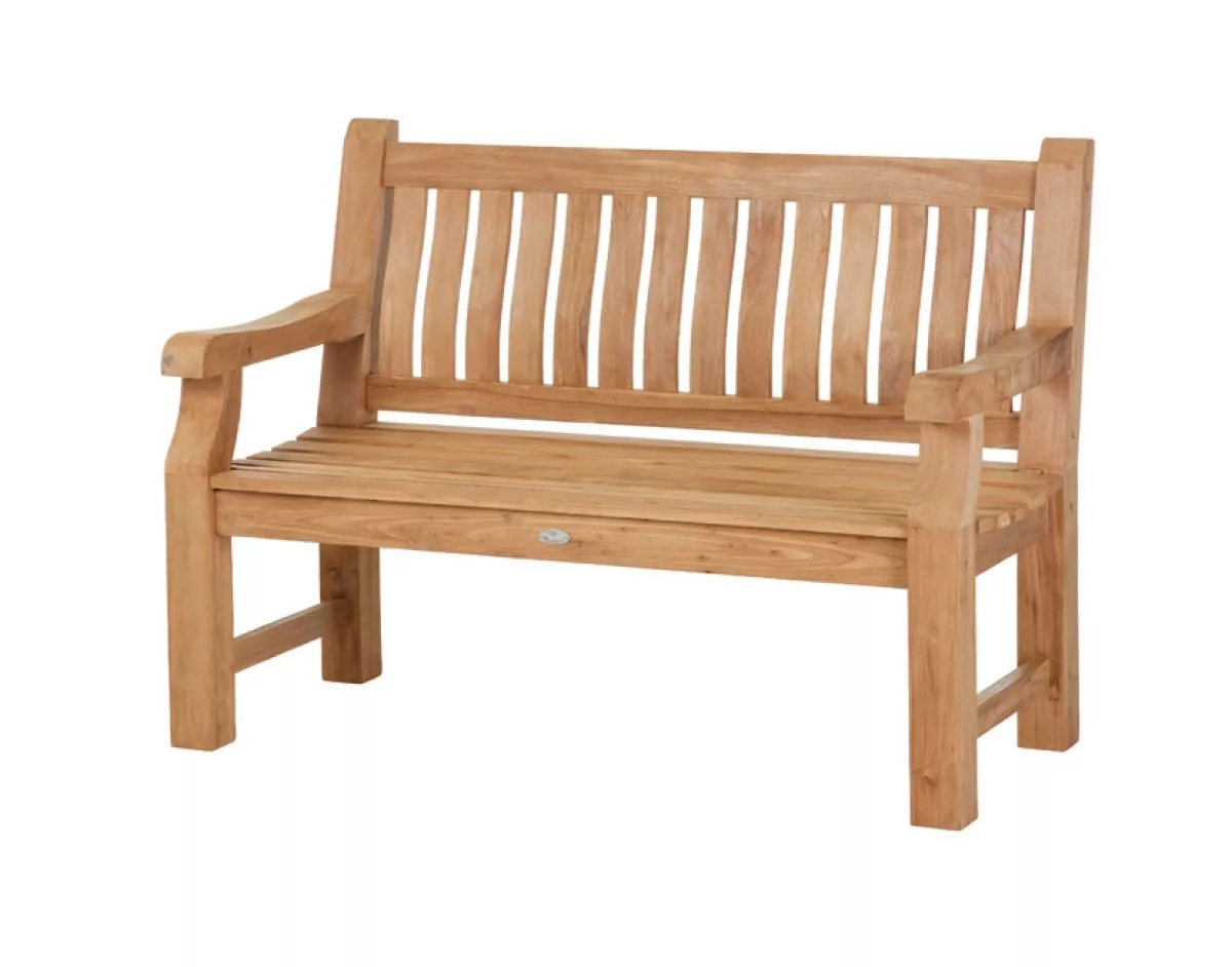 Diamond Garden Chateau Landhaus Gartenbank 136 cm Natur Teak