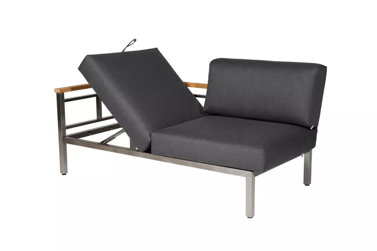 Diamond Garden Gomera Modul-Lounge Sofa lange Ecke links Armlehne Teak
