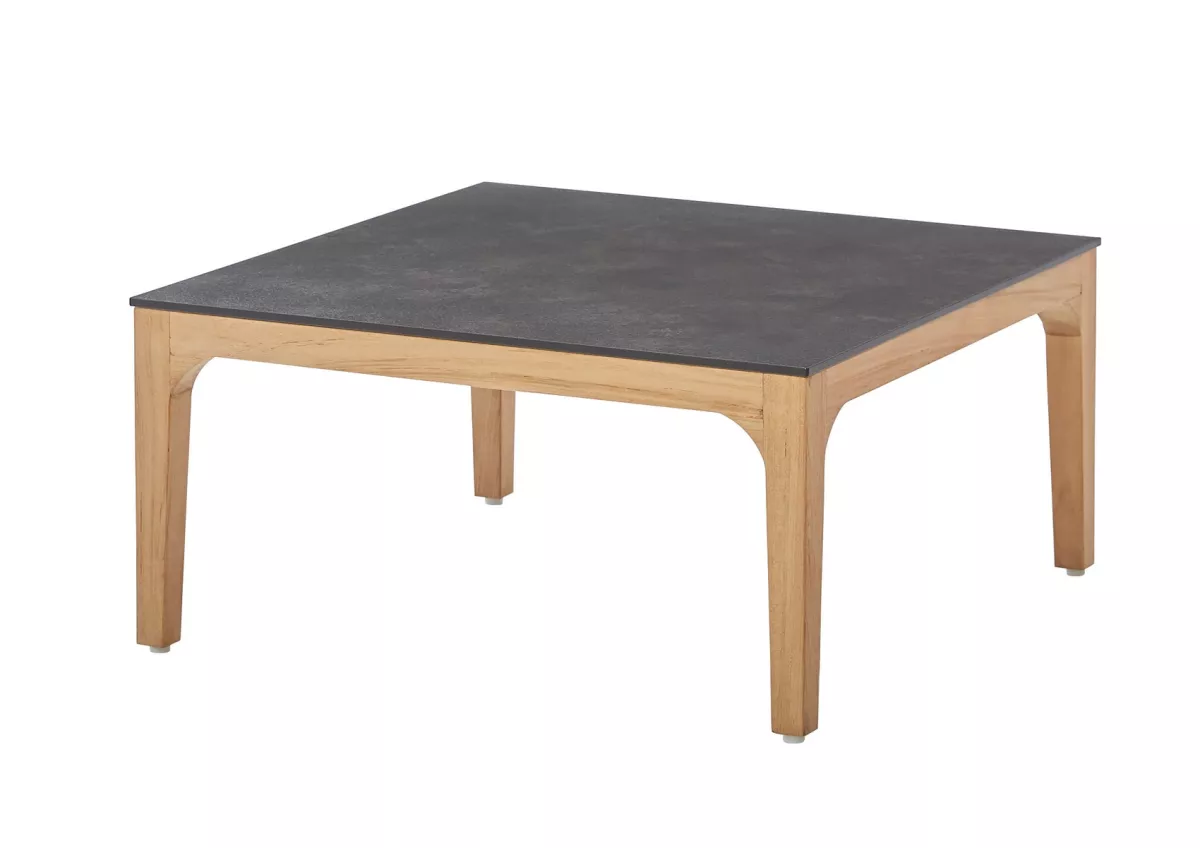 Diamond Garden Lagos Modul-Lounge Loungetisch 68x68 cm Granit Dunkel, HPL 8 mm