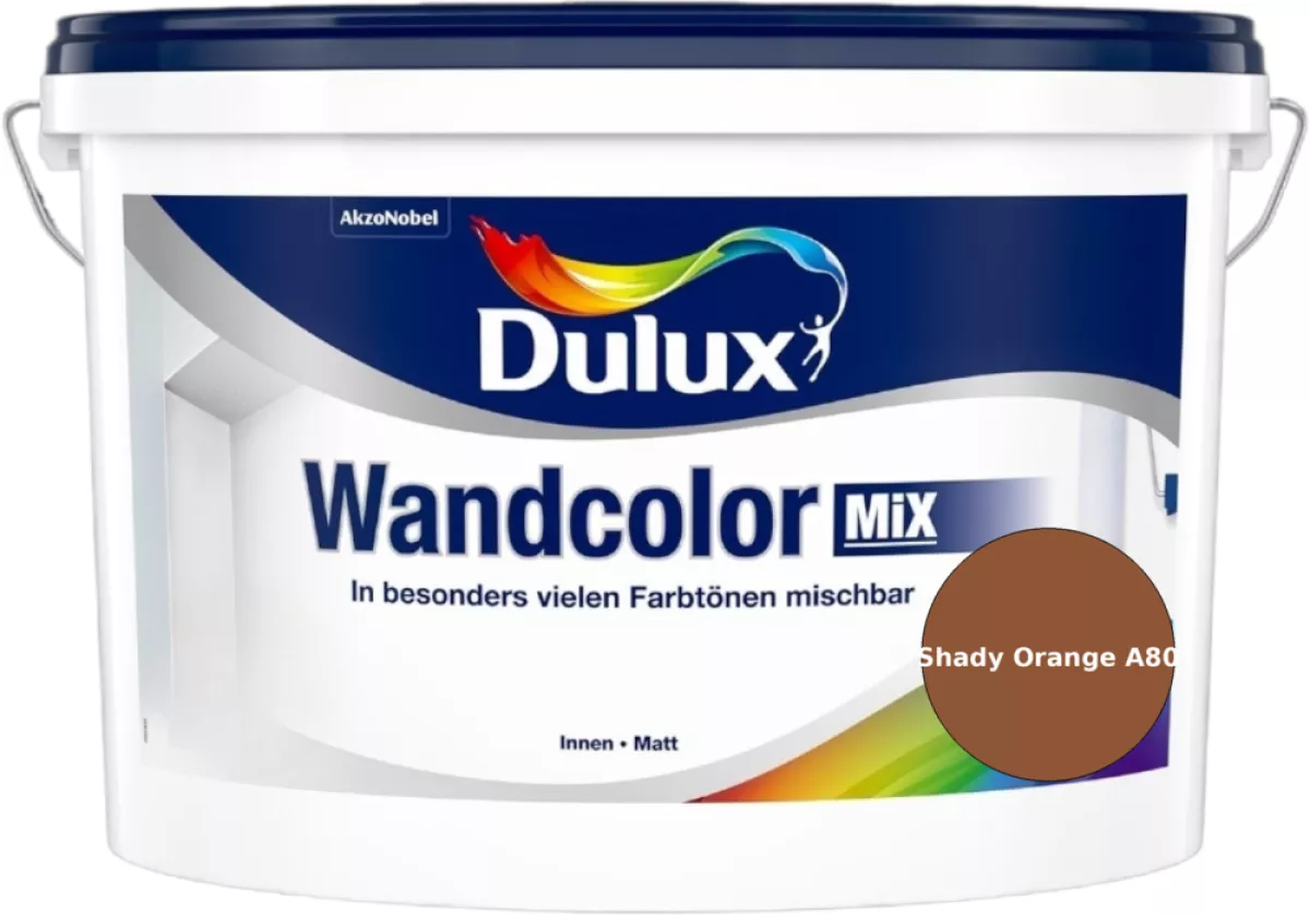 Dulux Wandcolor Mix Innenfarbe Shady Orange A80 Wunschfarbton 2,5 L