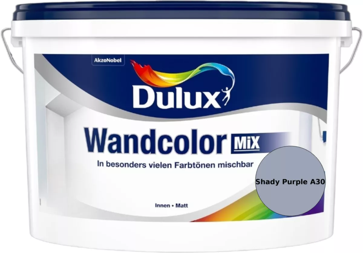 Dulux Wandcolor Mix Innenfarbe Shady Purple A30 Wunschfarbton 2,5 L