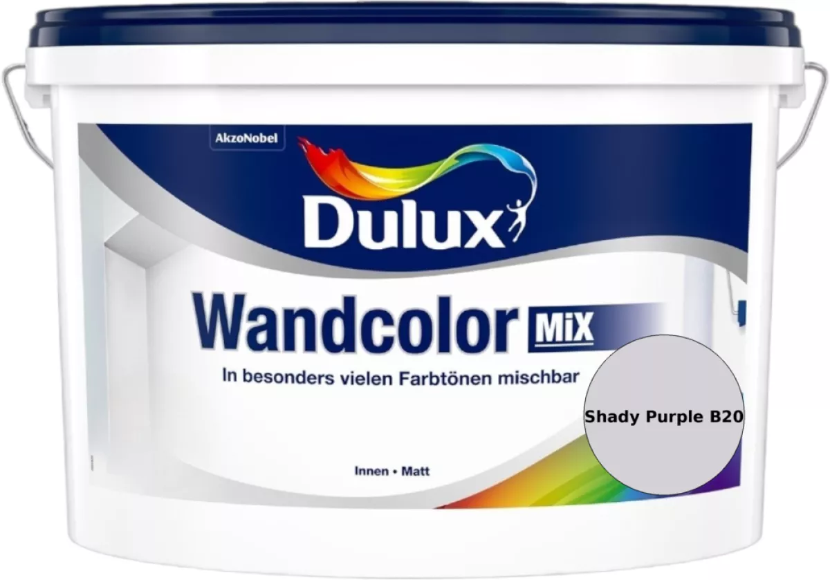 Dulux Wandcolor Mix Innenfarbe Shady Purple B20 Wunschfarbton 5 L