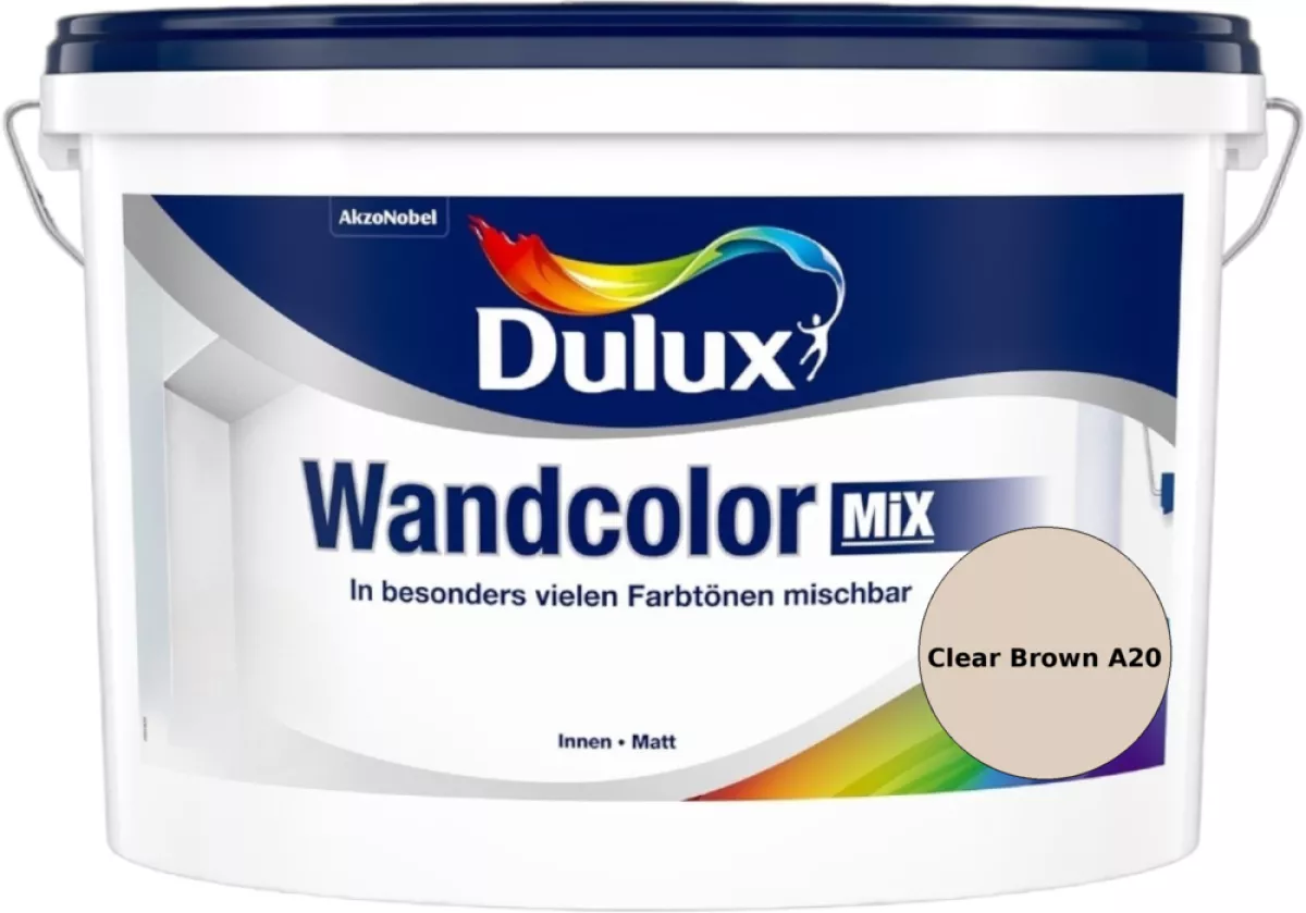 Dulux Wandcolor Mix Innenfarbe Clear Brown A20 Wunschfarbton 5 L