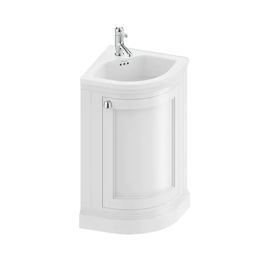 Eckwaschbecken Keramik mit Unterschrank Burlington