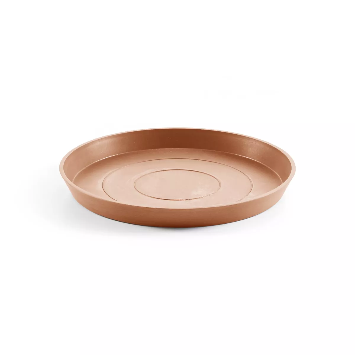 Ecopots Kunststoff Blumentopf Untersetzer rund 60 Terra Ø 50,5cm x H 3,5cm 5,4 L