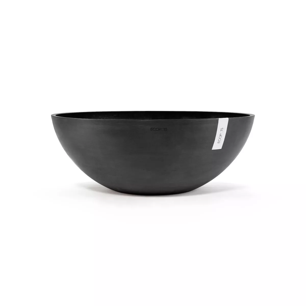 Ecopots Kunststoff Blumentopf Vienna 70 Dunkelgrau Ø 70cm x H 25,2cm 61,7 L