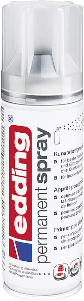 edding Permanent Spray 5200 Spraydosen Sprühlack Kunststoffgrundierung farblos 200ml