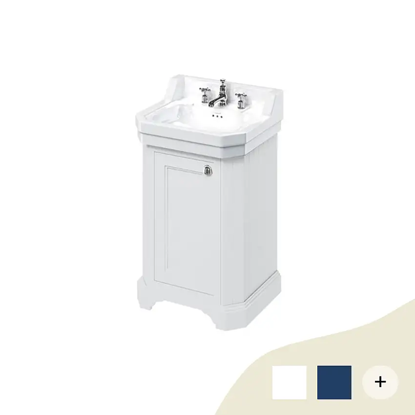 Gästewaschbecken mit Unterschrank Edwardian 56 cm