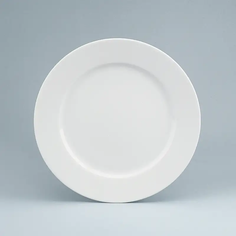 Schönwald, Fine Dining - Teller, flach, Fahne, weiss, uni, 21 cm