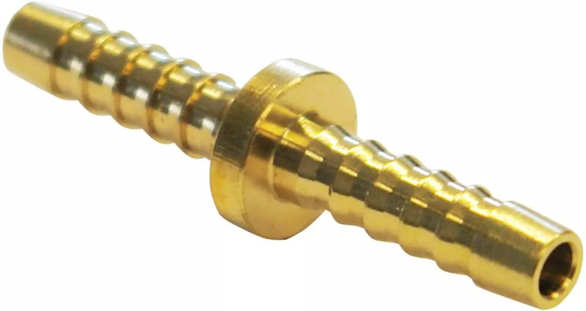 Güde 2 x Schlauchverbindung mit Tülle 6 mm Messing