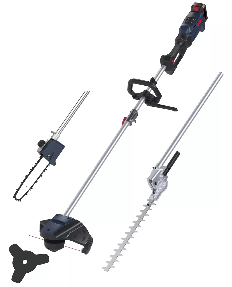 Güde Akku-Teleskop Gartenpflege-Set (4in1) TGPS 18-401-30 18 V Easy-Energy-Exchange Akkuserie