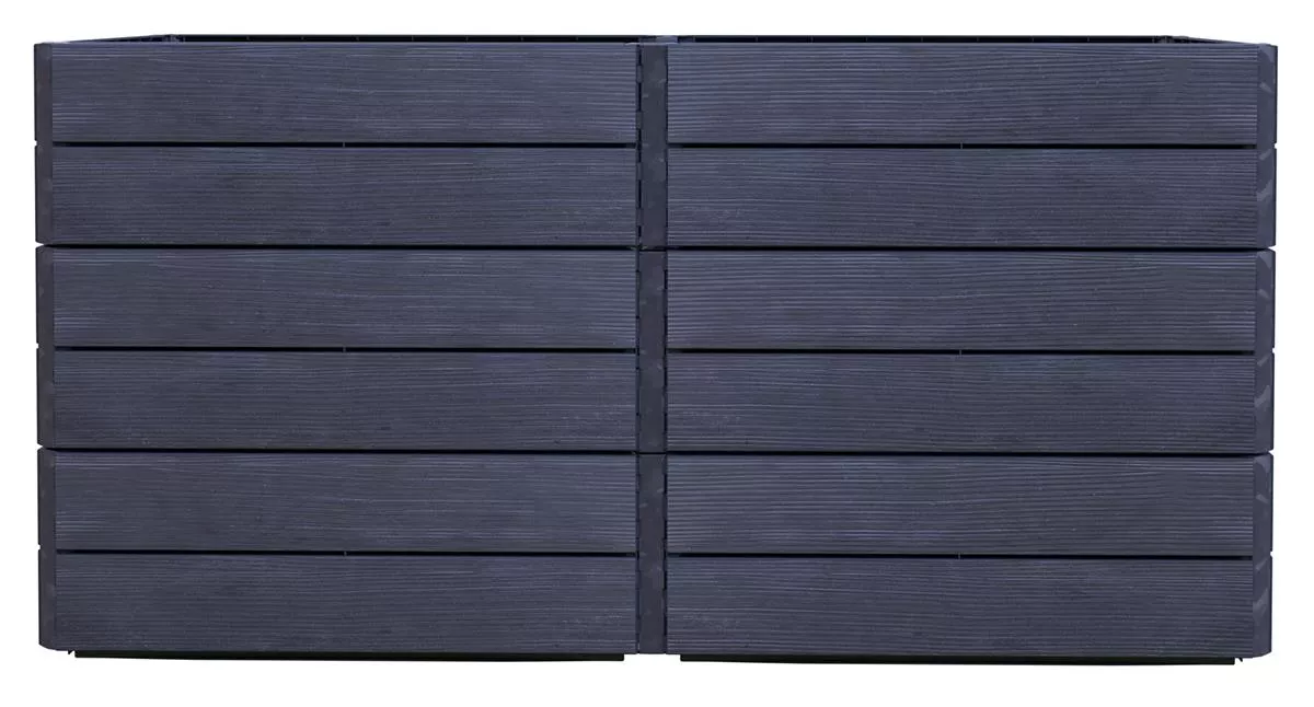 Garantia ERGO QUADRO 2L 75 Hochbeet Wood inkl. FLORA