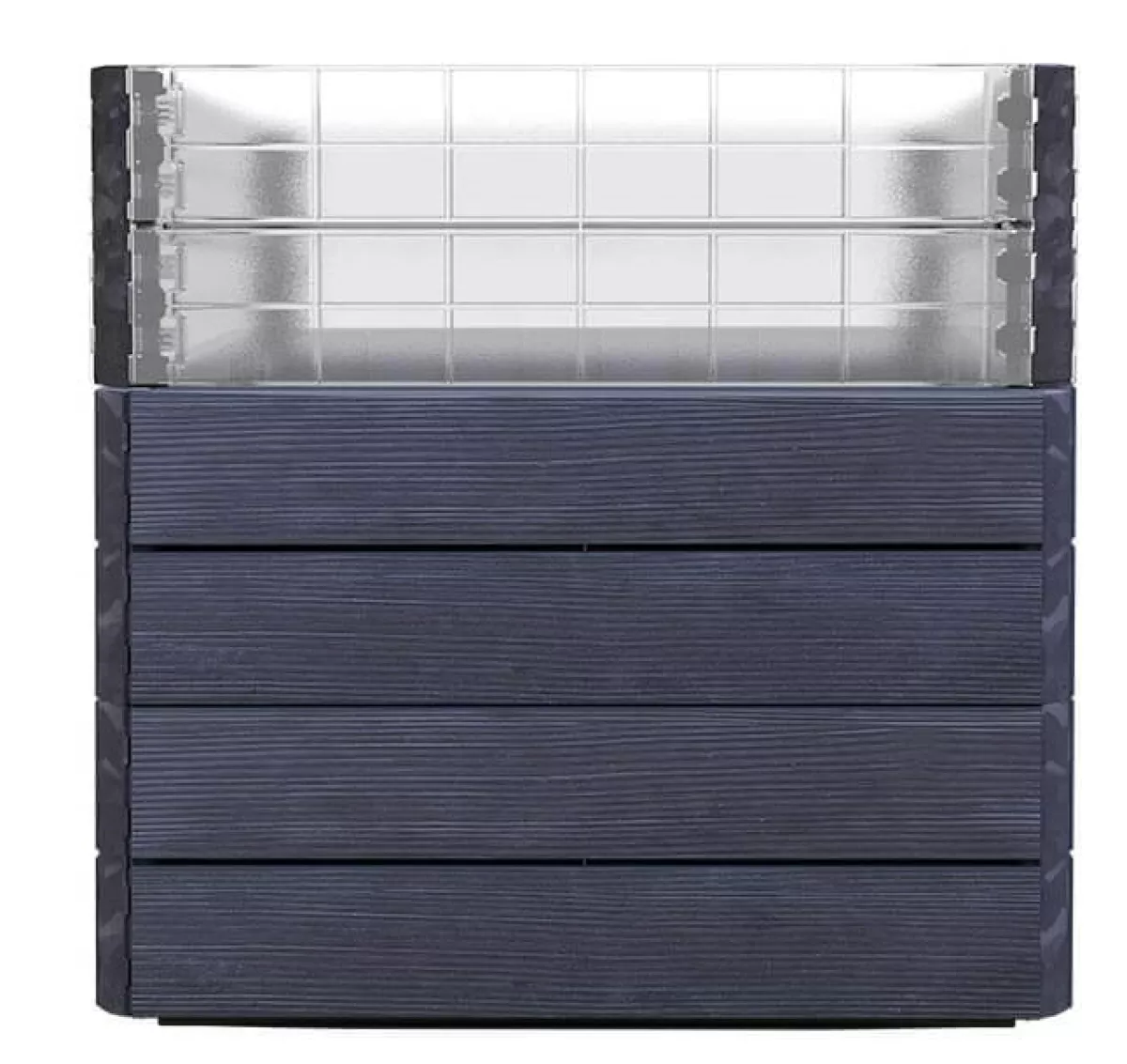 Garantia ERGO QUADRO Turbo L 75 Hochbeet Wood, inkl. FLORA