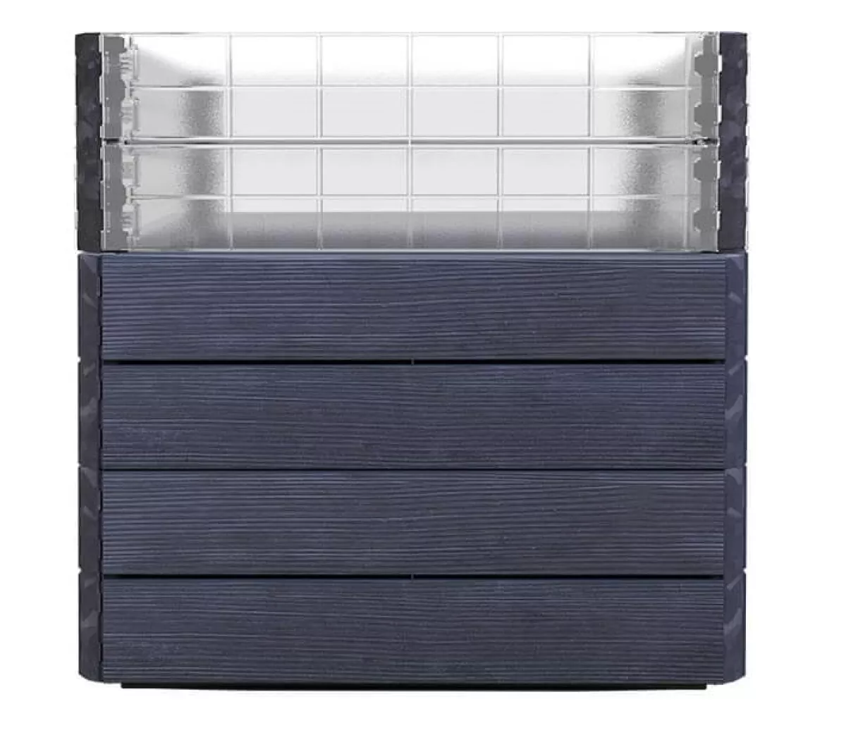 Garantia ERGO QUADRO Turbo M 75 Hochbeet Wood inkl. FLORA