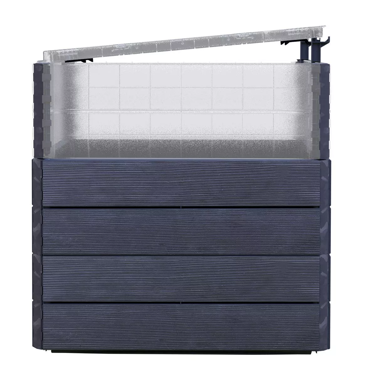 Garantia ERGO QUADRO TurboPlus L 80 Hochbeet Wood inkl. FLORA