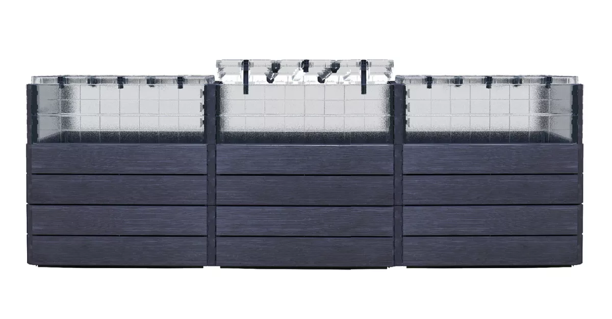 Garantia ERGO QUADRO TurboPlus UL 80 Hochbeet Wood inkl. FLORA
