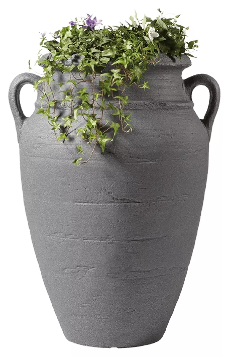 GARANTIA Pflanzbehälter Pflanzschale Antik Pflanz-Amphore dark granite