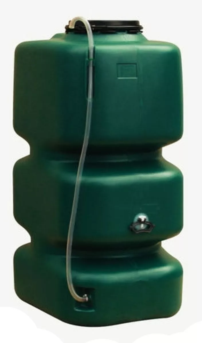 GARANTIA Regenwassertank Regenwasserspeicher Regentonne oberirdisch Garten-Tank 500 L mit Füllstandanzeige