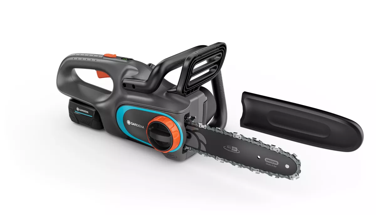 Gardena Akku-Kettensäge PowerSaw 250/18V P4A Ready-To-Use Set