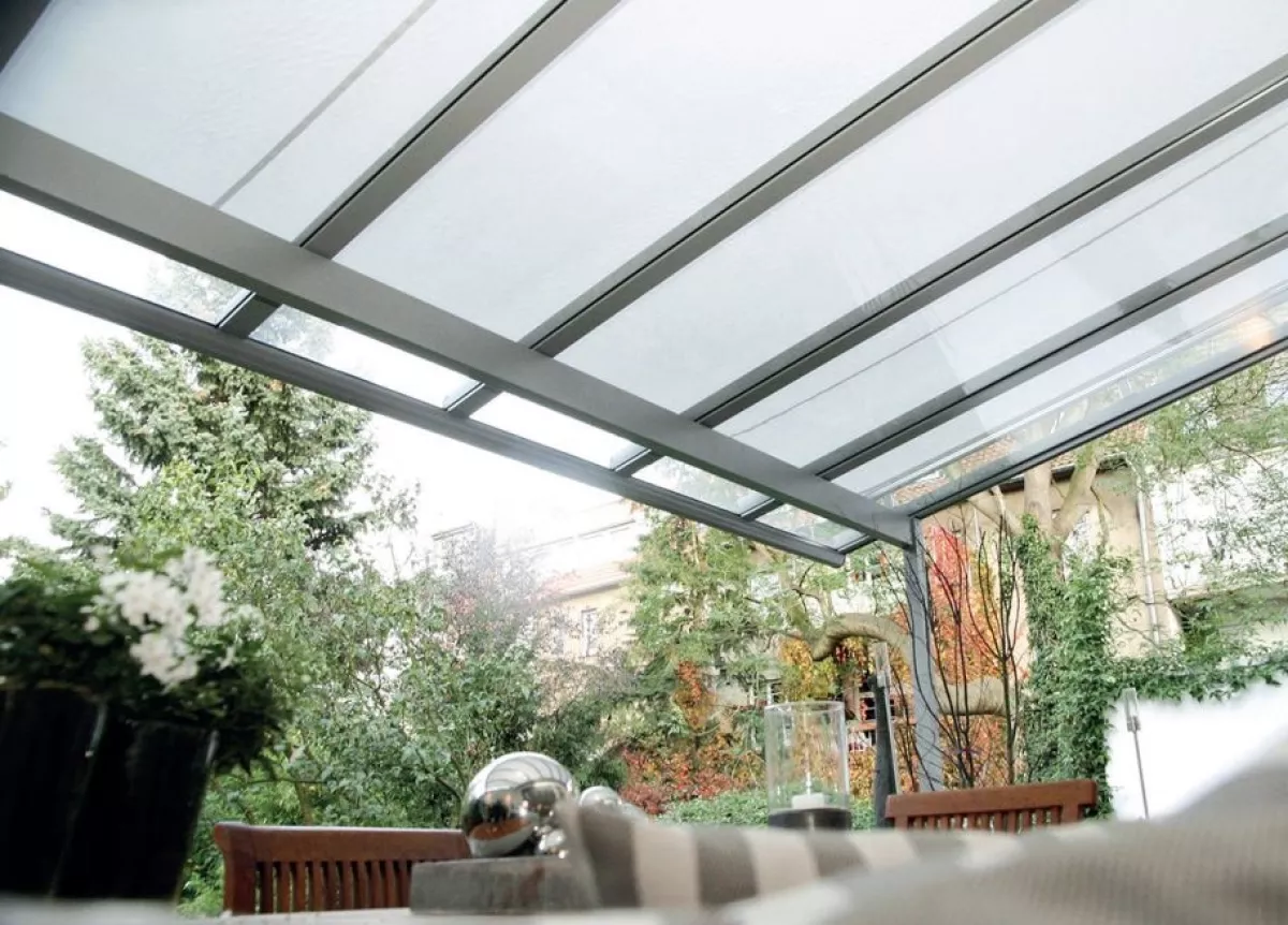 Gardendreams GD Trend 350 SZ Oberglasmarkise 550 cm Breite für Gardendreams Terrassenüberdachungen