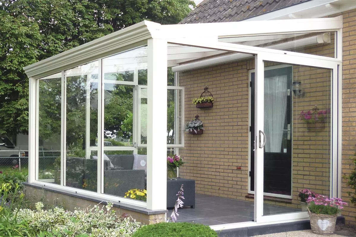 Gardendreams Schiebetür 2-teilig mit Glas für Gardendreams Terrassenüberdachungen