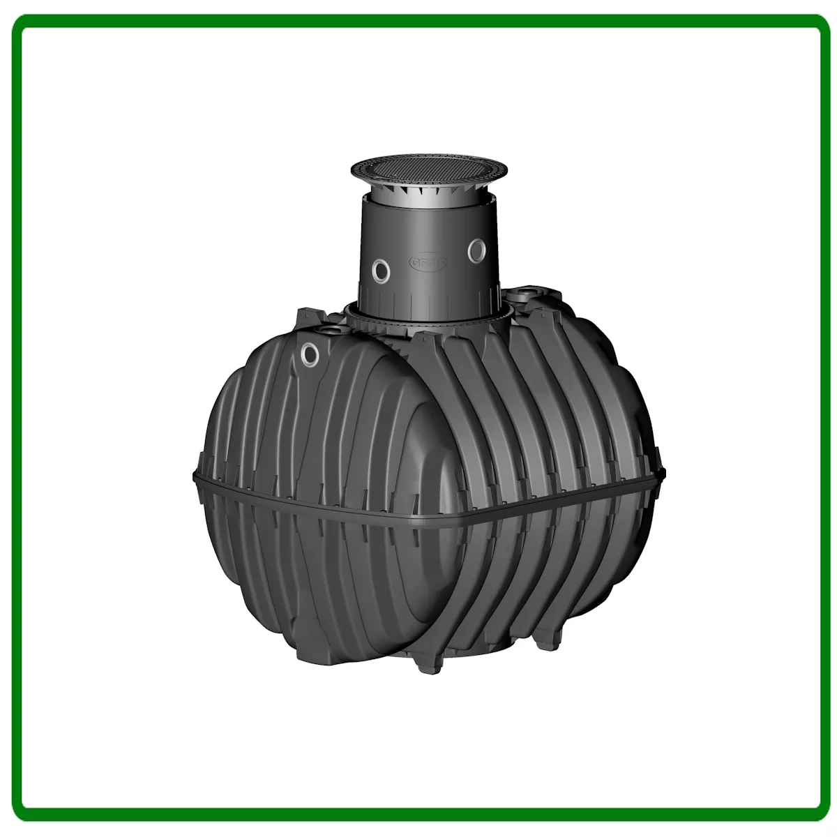 GRAF Carat Klärbehälter 6500L mit PKW-befahrbarer Tankabdeckung Wassertank Abwasserbehälter