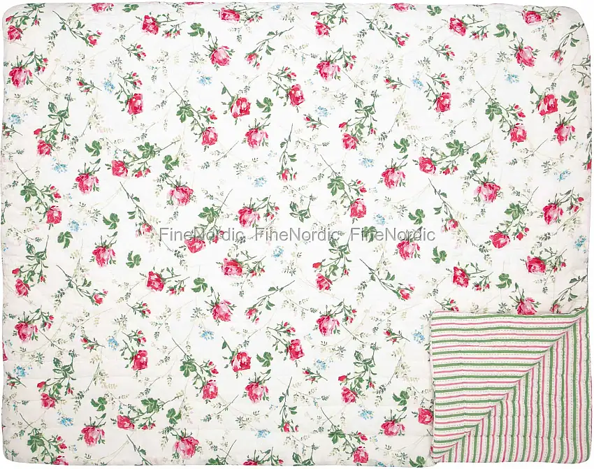 GreenGate Tagesdecke Constance White 180 x 230 cm