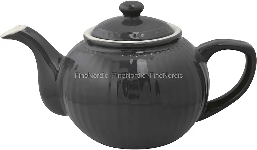 GreenGate Teekanne Teapot Alice Dark Grey