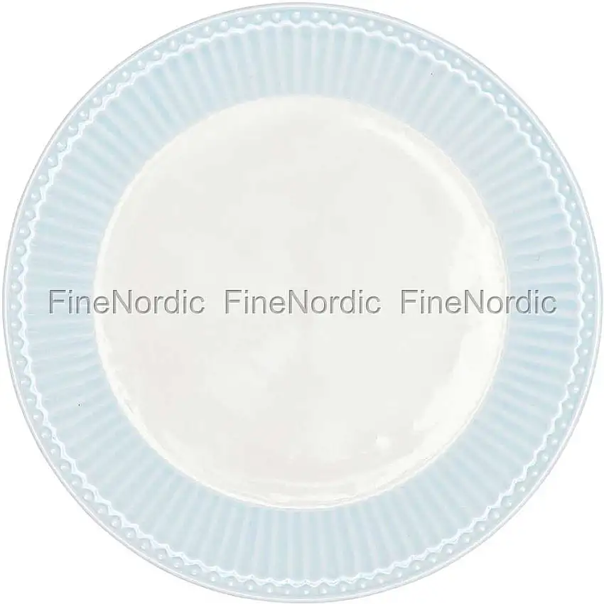 GreenGate Teller - Plate Alice Pale Blue 23,5 cm