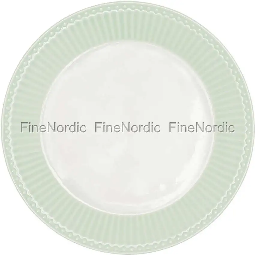 GreenGate Teller - Plate Alice Pale Green 23,5 cm