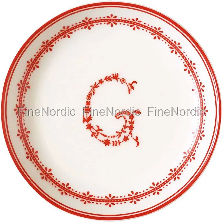 GreenGate Untertasse - Saucer - G Red 11,3 cm