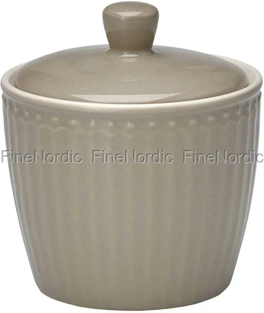 GreenGate Zuckerdose - Sugar Pot Alice Warm Grey