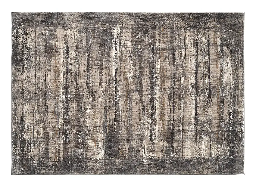 Webteppich Toprak Beige-Grau 116 x 180 cm
