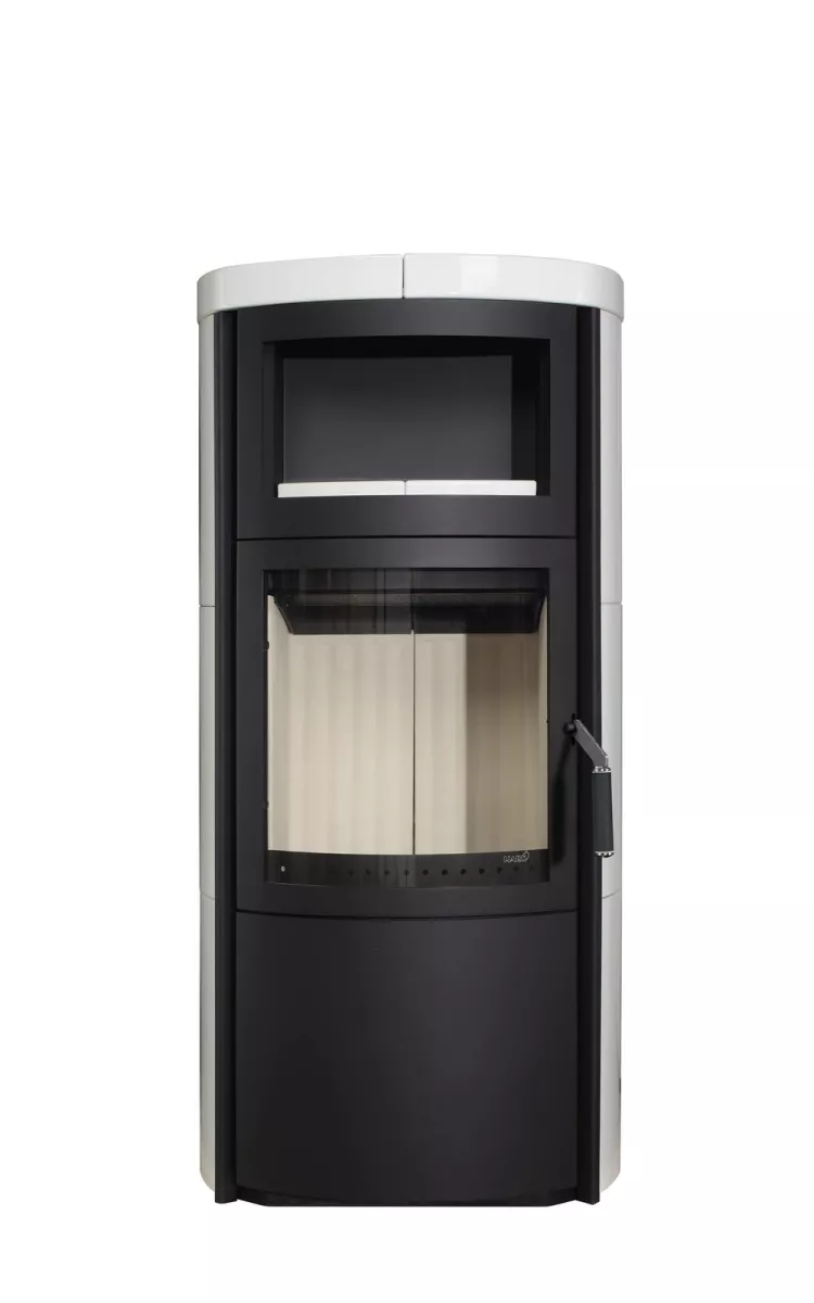 Hark Dauerbrandofen Kaminofen Wasserwärmetauscher Vito WW GT ECOplus creme-weiss 8,4 kW
