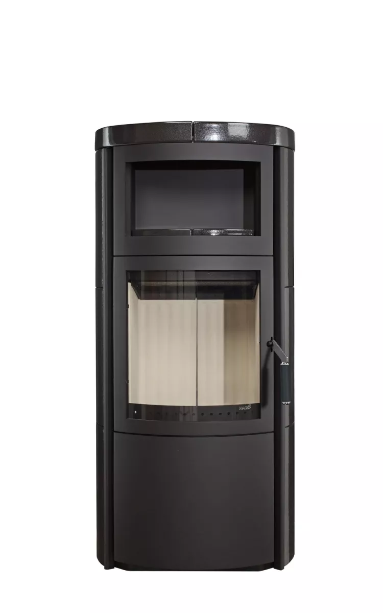 Hark Dauerbrandofen Kaminofen Wasserwärmetauscher Vito WW GT ECOplus meteor schwarz 8,4 kW