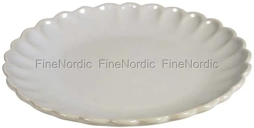 Ib Laursen Kuchenteller aus Keramik - Mynte Pure White