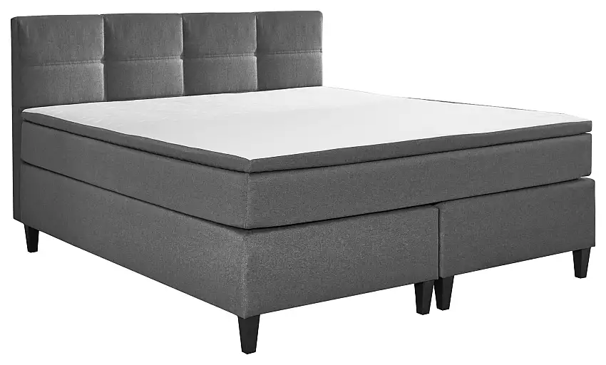 Sun Garden Boxspringbett Surrey Anthrazit 140 x 200 cm