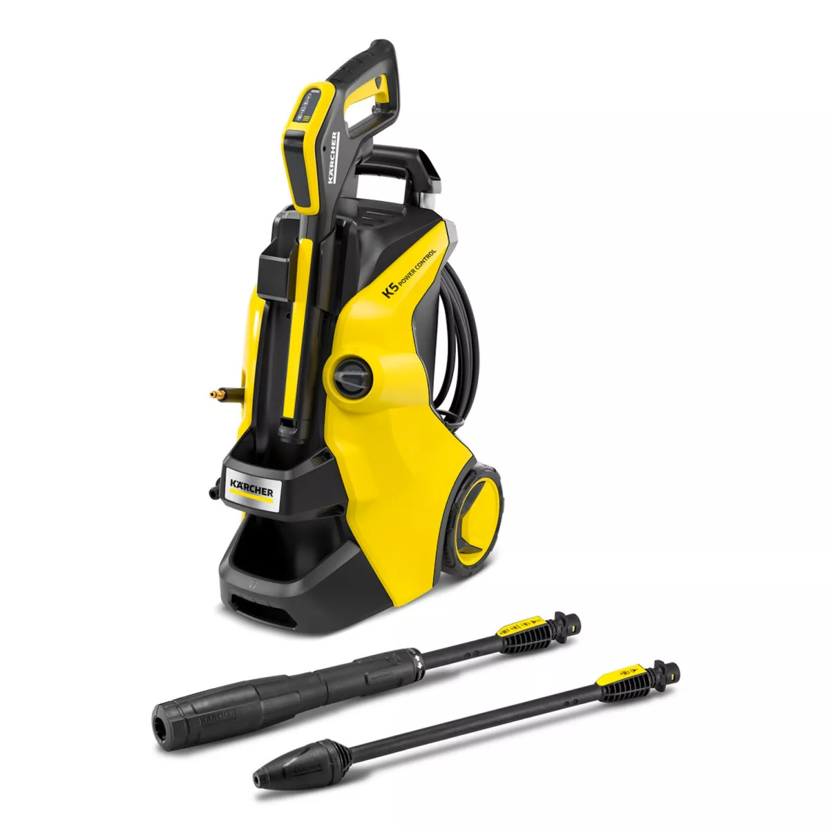 Kärcher Hochdruckreiniger K 5 Power Control EU, Reinigungsmitteleinsatz über Plug n Clean-System, HD-Schlauch 10 m, 500lh, 20 bar, 230 V