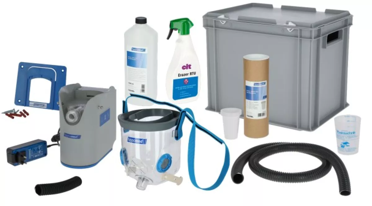 Kerbl Akku-Ultraschall-Inhalatorset AirOne Flex Warmblut