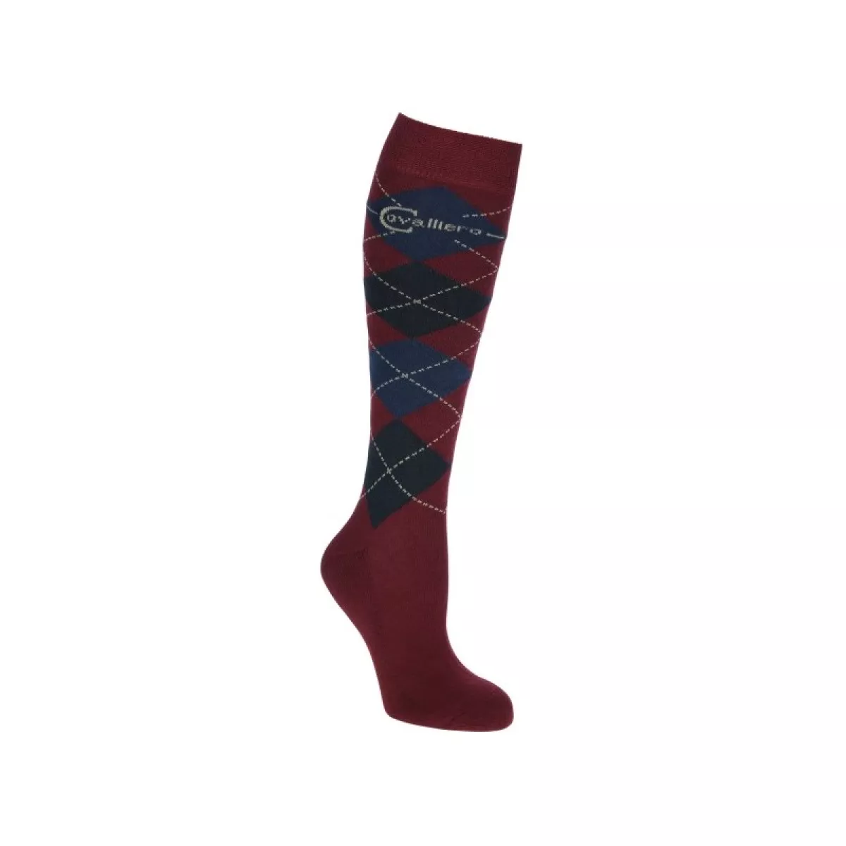 Kerbl Reitstrümpfe Brescia merlot/graphite Gr. 37-39