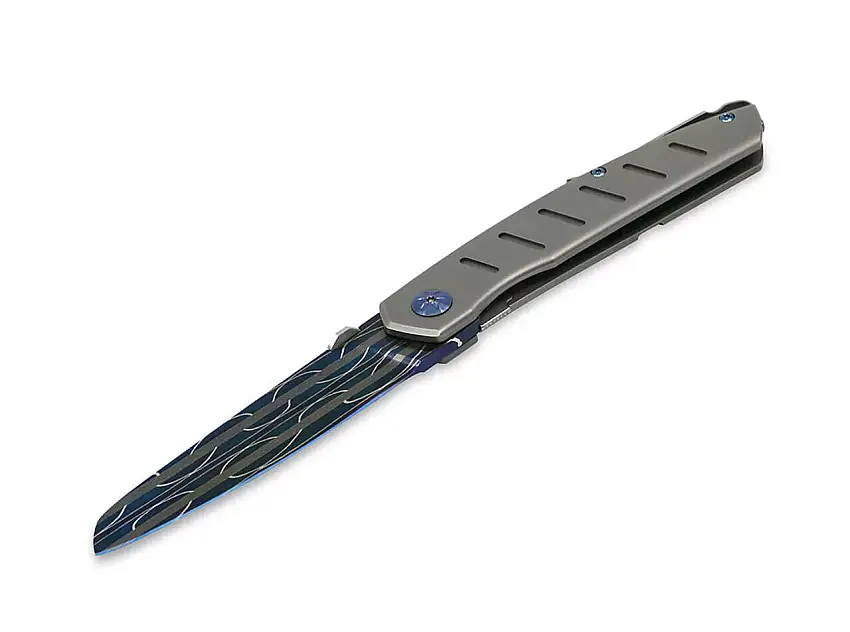 AM-6 Sport Knife Damascus Titanium