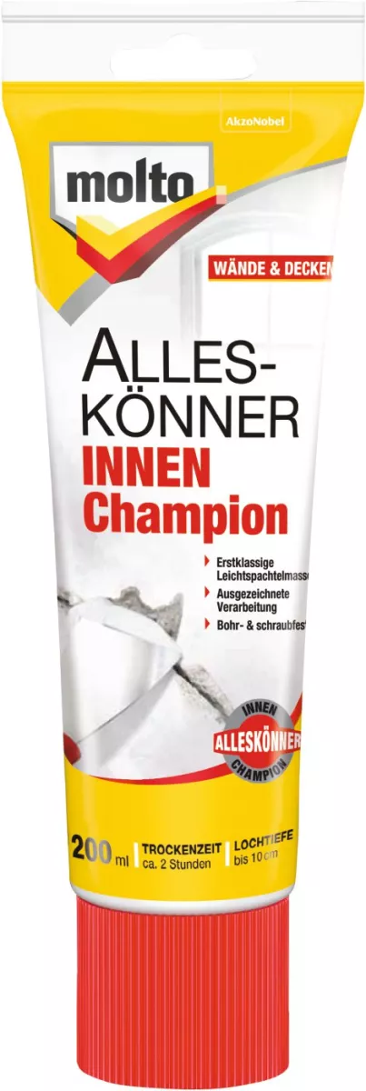 Molto Alleskönner Innen Champion 200 ml Premium-Leichtspachtelmasse