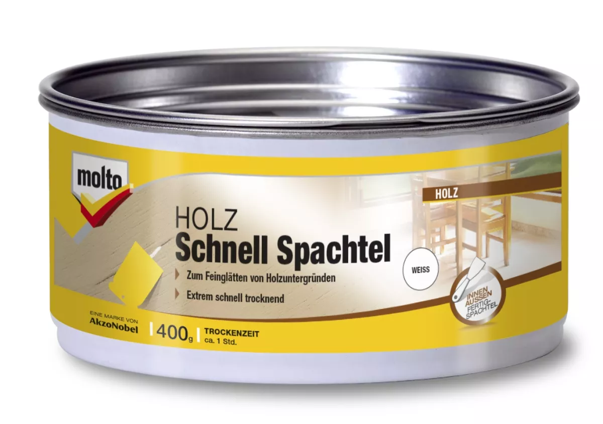 Molto Holz Schnell Spachtel 400g Feinglätten
