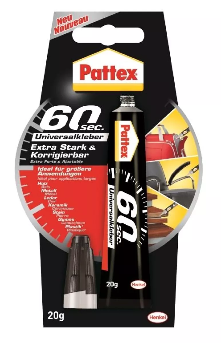 Pattex 60 Sec. Universalkleber Sekundenkleber 20g