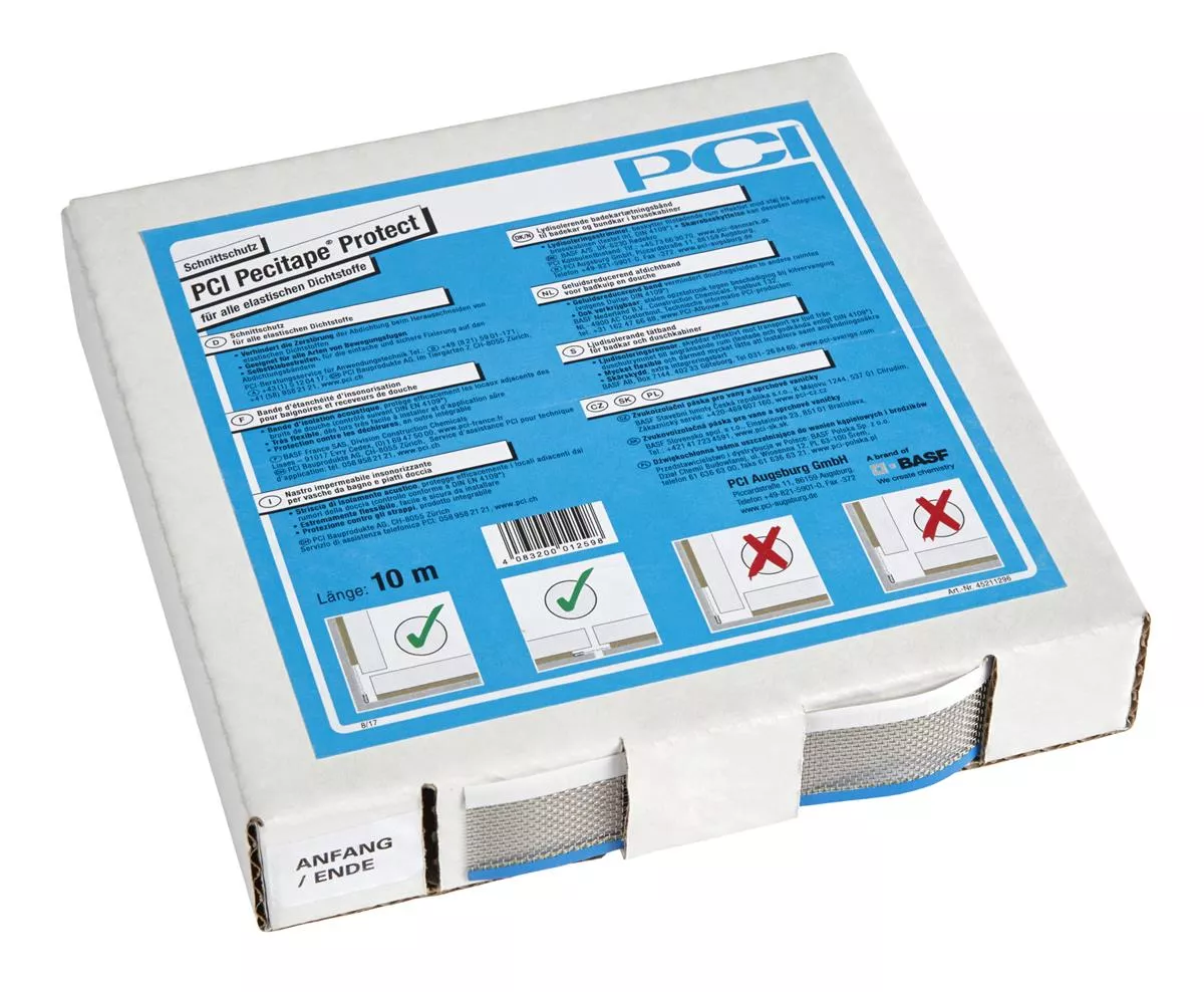 PCI Pecitape Protect Schnittschutzband für alle elastischen Dichtstoffe 10 m