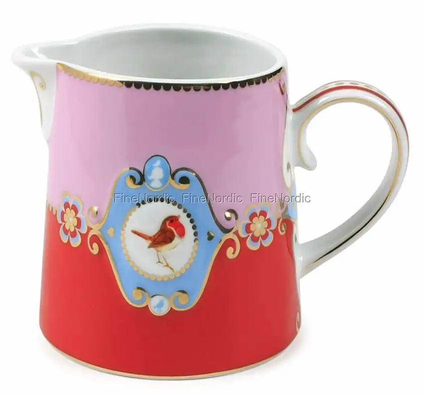 Pip Studio Krug Klein Love Birds Medallion Rot-Rosa 270 ml