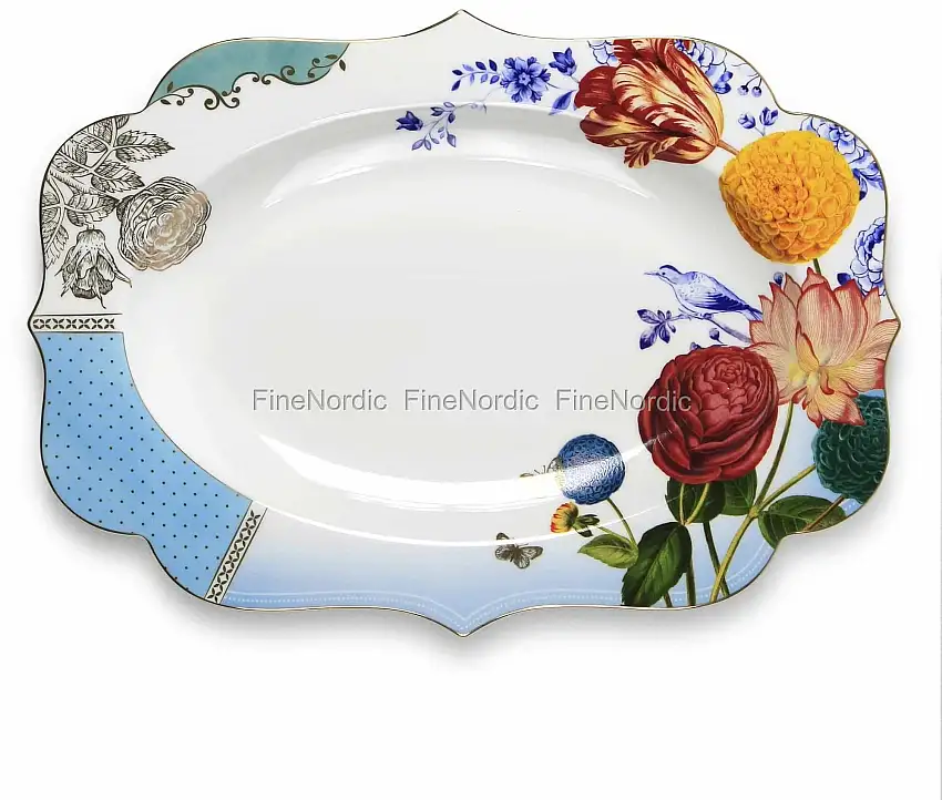 Pip Studio Ovale Platte Royal Multi